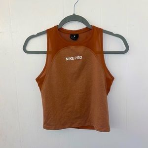 Womens Nike pro workout crop top